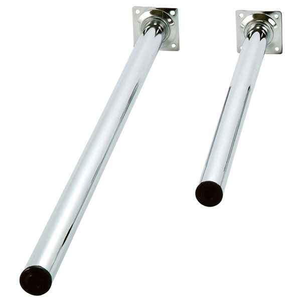 Pircher Gamba per Tavolo Tonda in Metallo Colore Cromato Lucido D.MM30 - PIRCHER OBERLAND